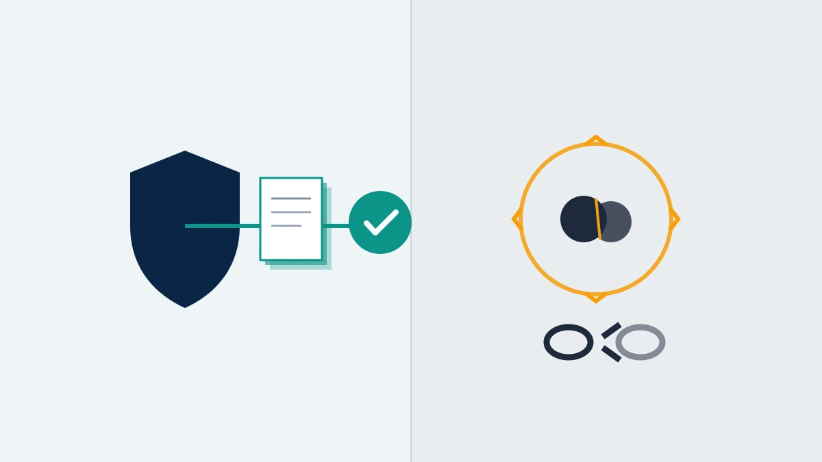 Conceptual comparison of a legitimate linkedin takedown service against extortion-style ban service scams.