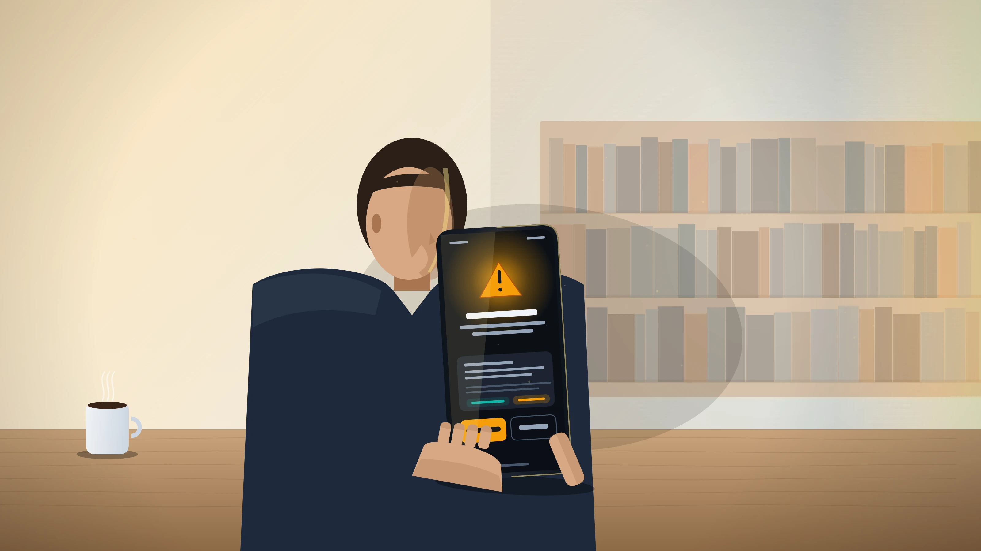Person carefully reviewing a suspicious login alert on a smartphone while preparing to recover a hacked TikTok account.