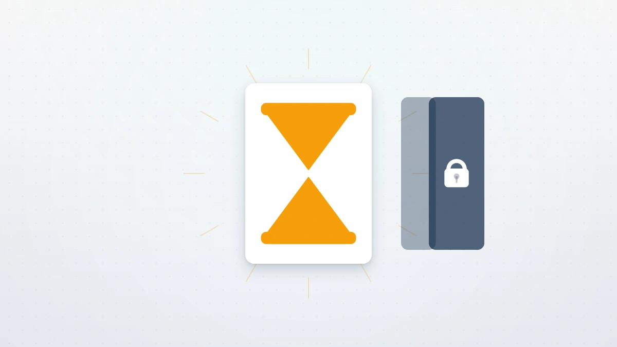 A clock-and-hourglass concept illustrating the tiktok appeal deadline expired problem after a suspension window closes.