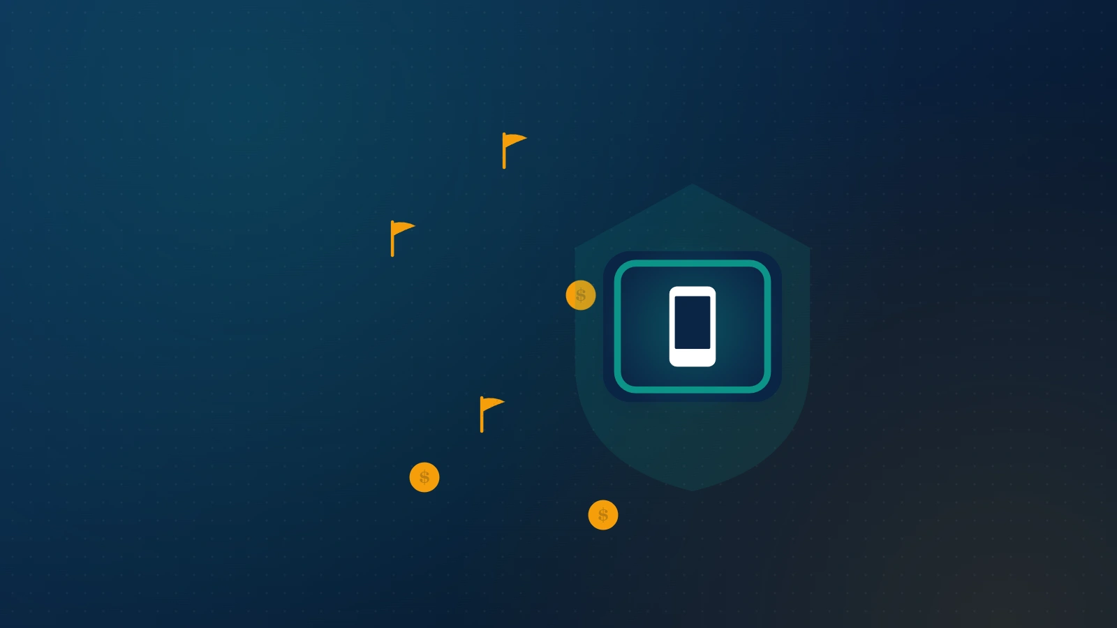 Concept illustration of a whatsapp ban service marketplace beside a shielded WhatsApp number resisting a wave of coordinated reports.